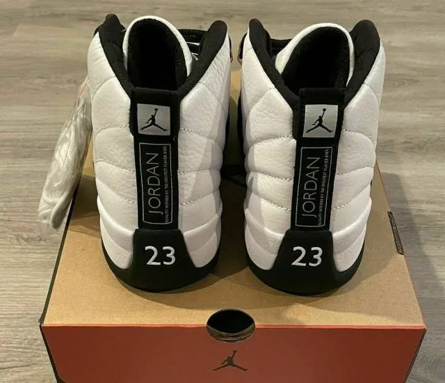 2021 nike air jordan 12 xii retro royalty taxi 4-14 white black gold ct8013-170