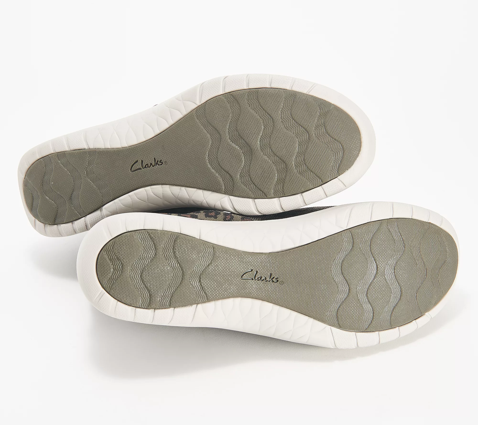 "As Is" Clarks Cloudsteppers Washable Knit Booties - Adella Pine