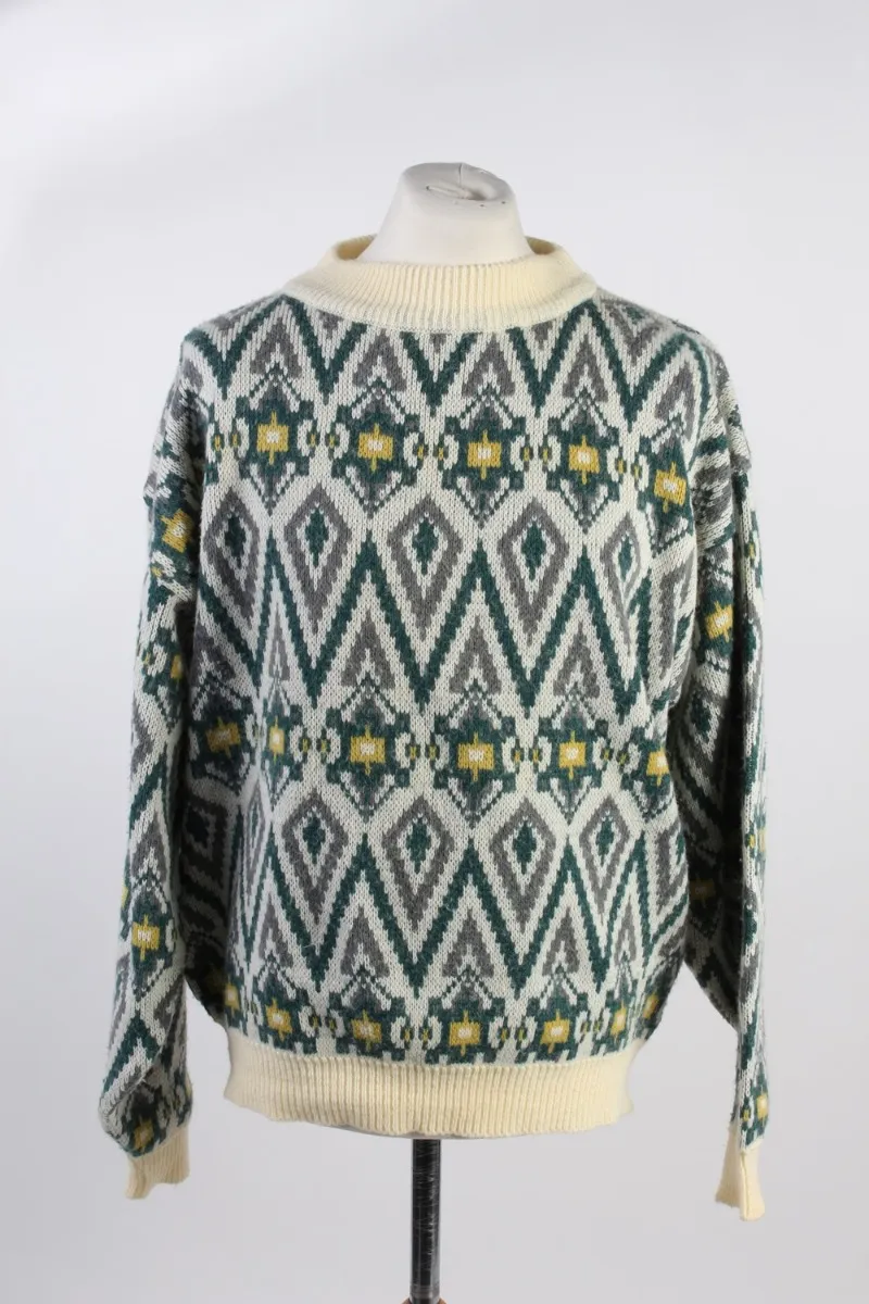 90s Retro Pullover Jumper Martomad Multi XL - Pepper Tree London