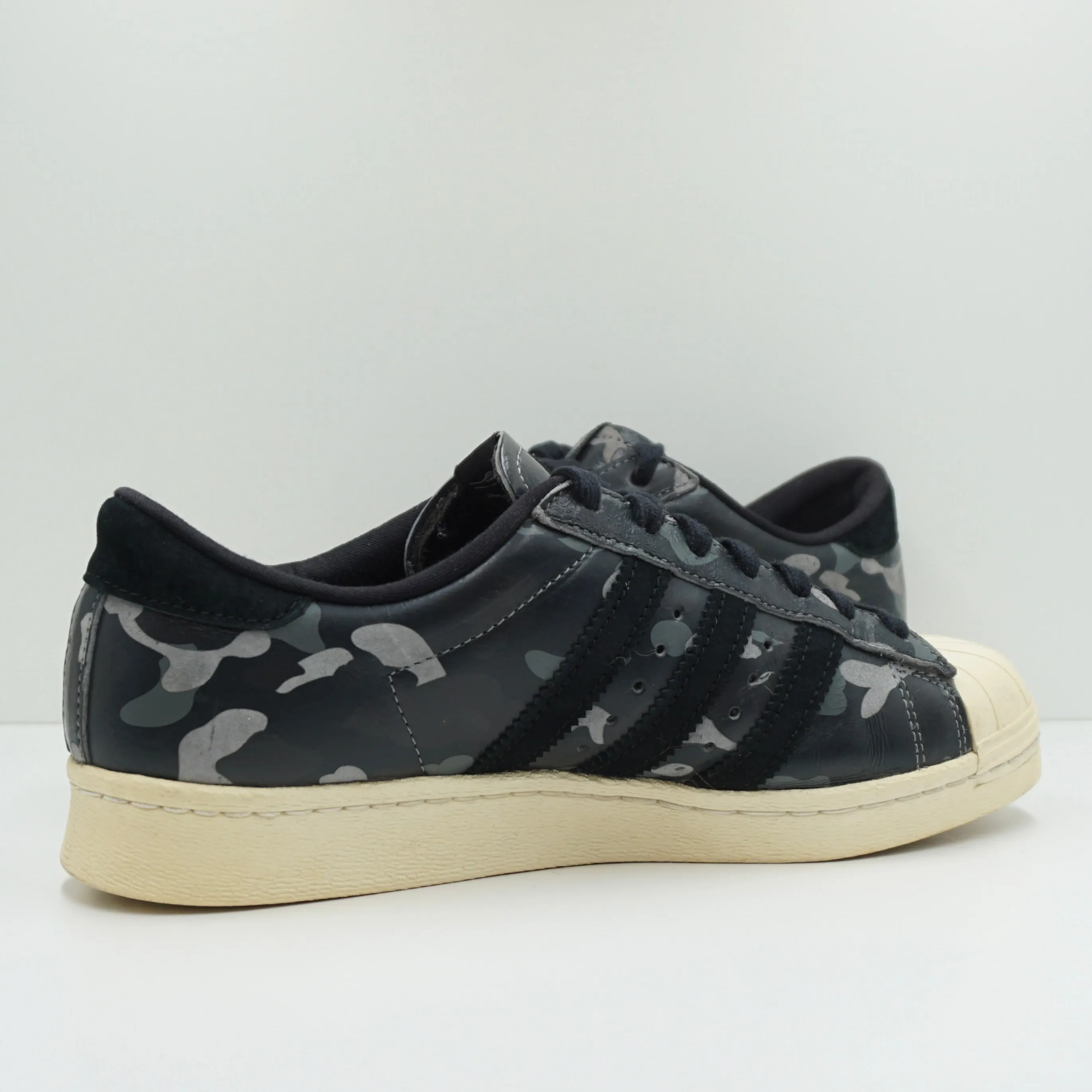 Adidas A Bathing Ape x Undeafeated x Superstar 80s Black Camo