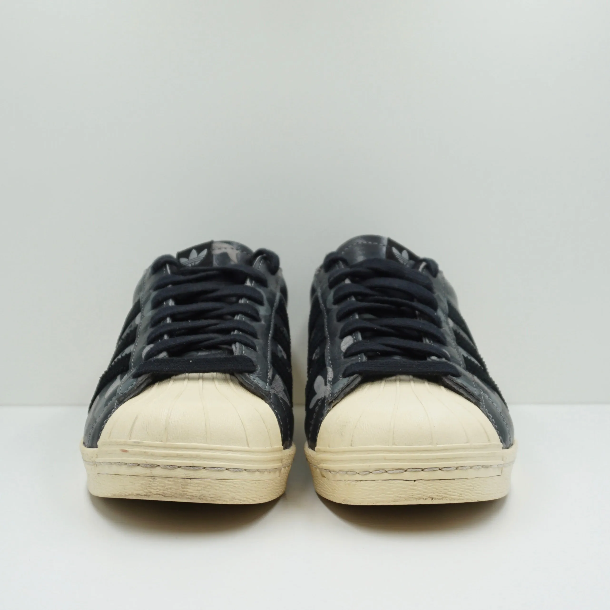 Adidas A Bathing Ape x Undeafeated x Superstar 80s Black Camo