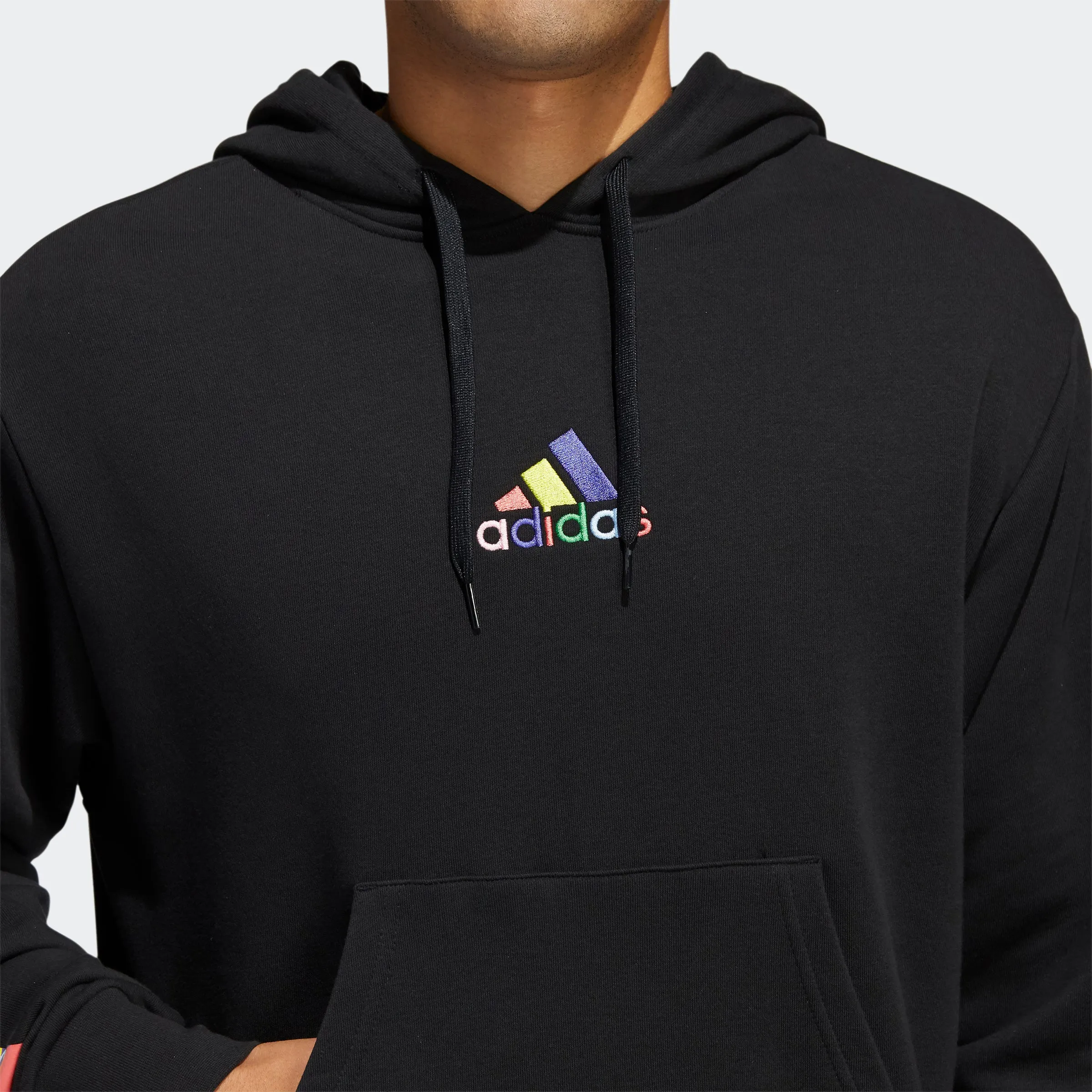 adidas Essentials Pride Hoodie (Gender Neutral) Black