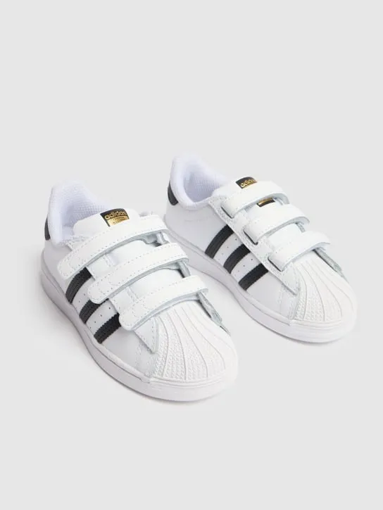 adidas Originals   Superstar strap sneakers 