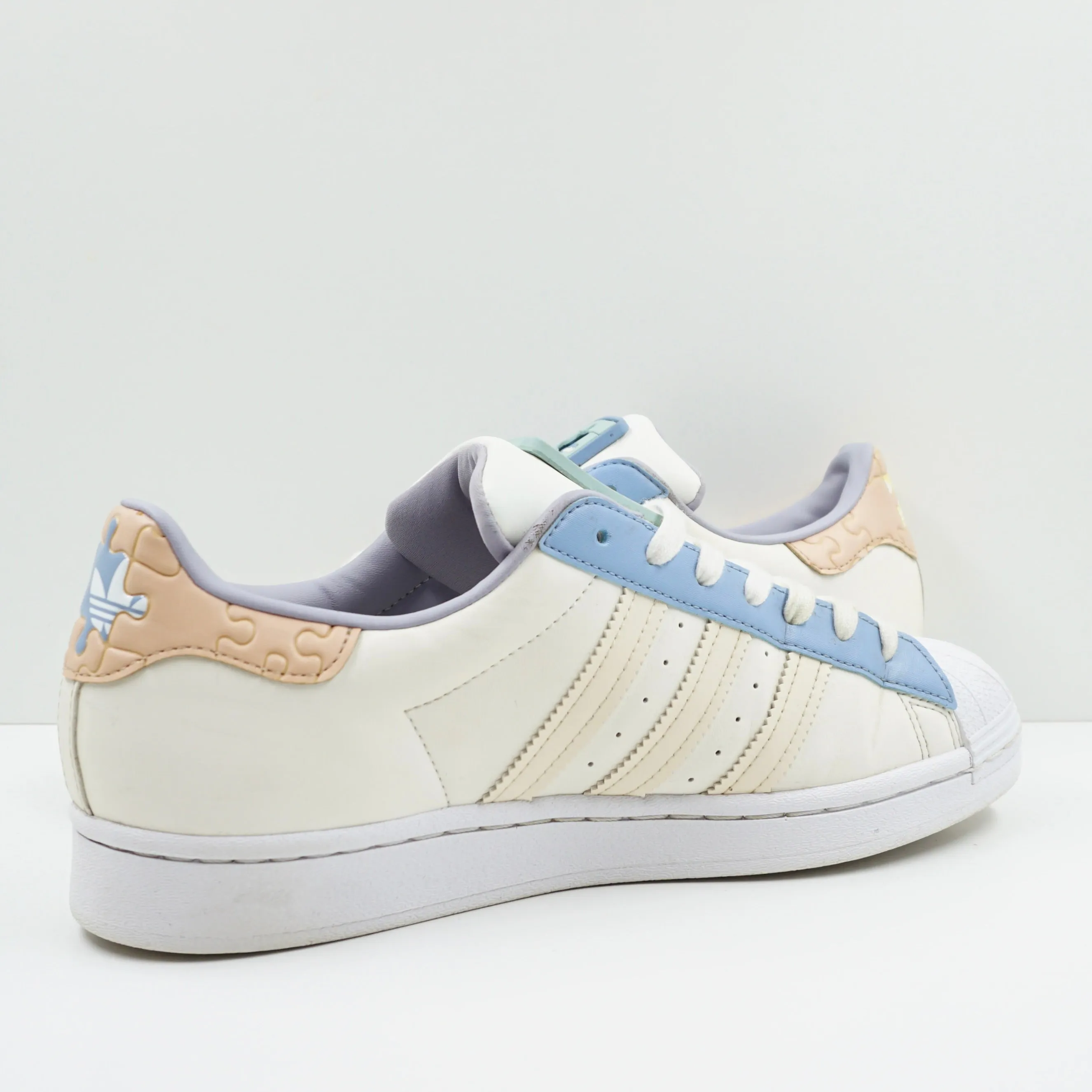 Adidas Superstar Puzzle Off White Ecru Tint