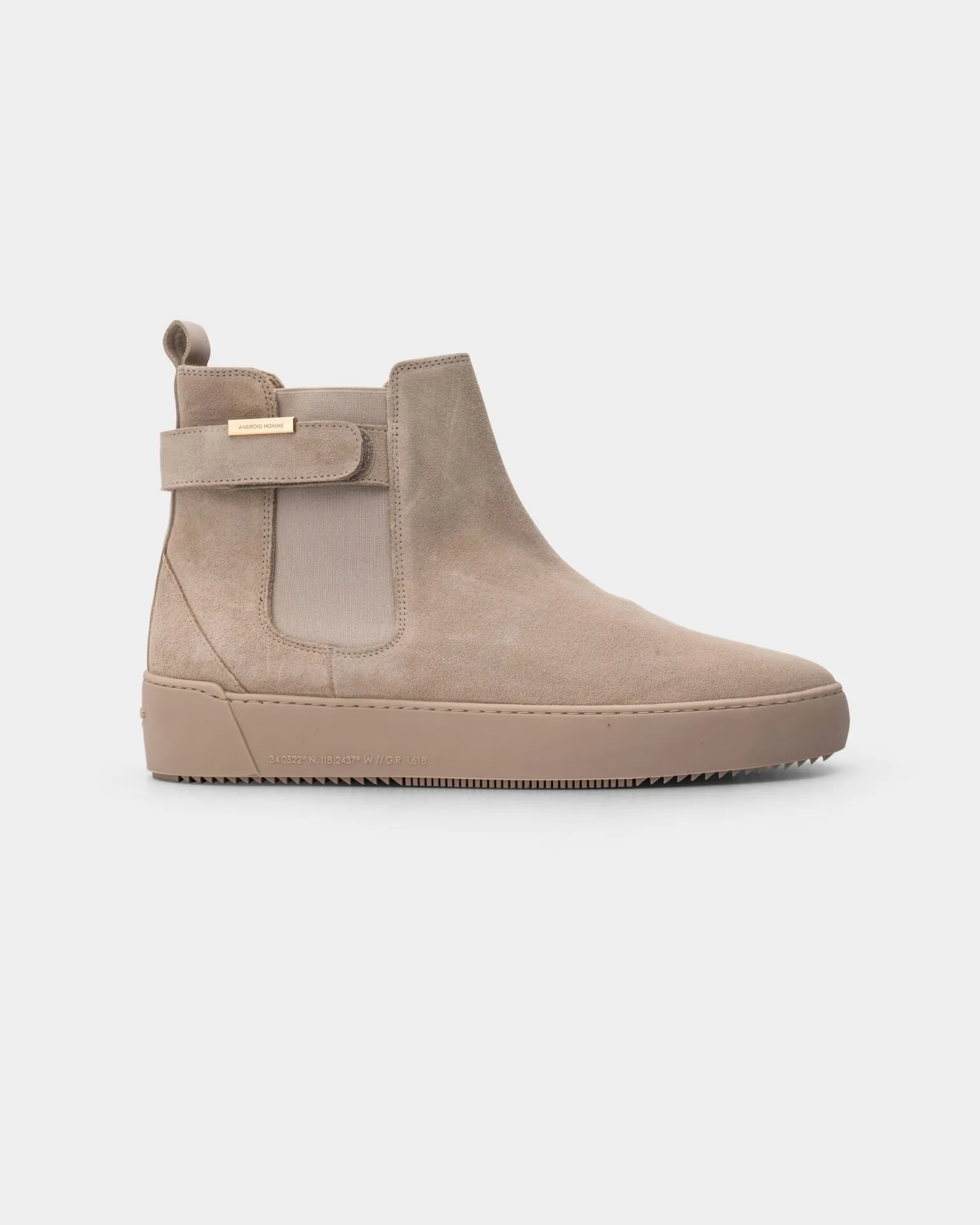 Android Homme Men’s Beige Suede Chelsea Boot AHP241-44