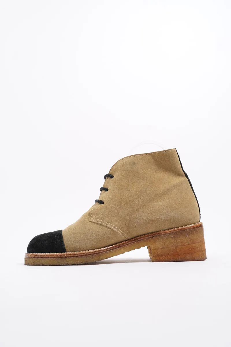 Ankle Boot Beige Suede EU 37 UK 4