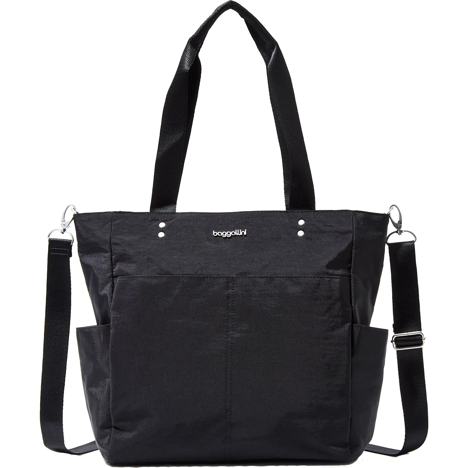 Baggallini Carryall Daily Tote Black Nylon