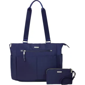 Baggallini Destination Tote Navy Nylon