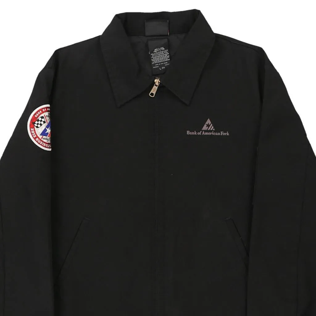 Bank of American Fork Dickies Jacket - Large Black Polyester Blend