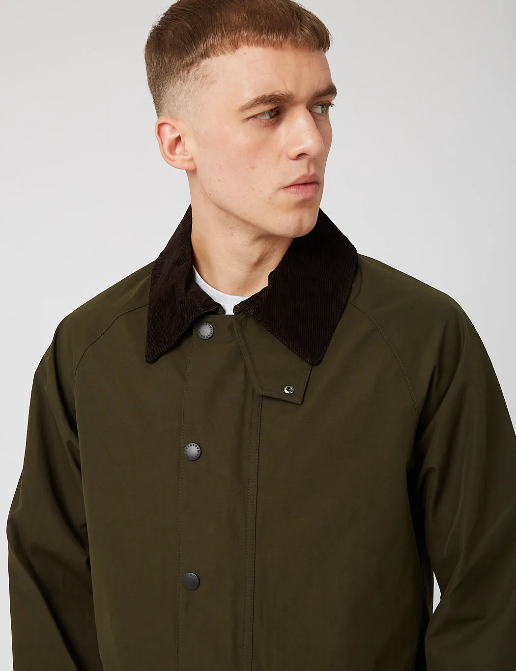 Barbour Waterproof Slim Burghley Jacket - Sage Green