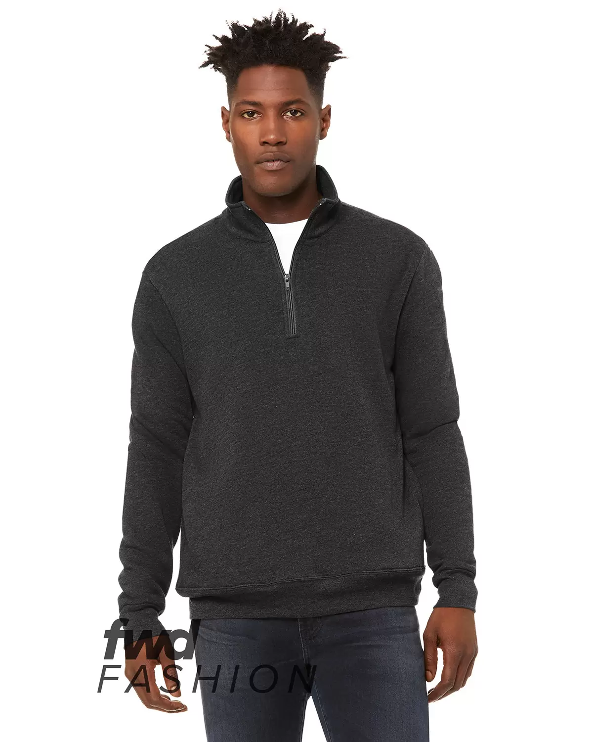 Bella + Canvas 3740 Fast Fashion Unisex Quarter Zip Pullover Fleece SKU: 3740