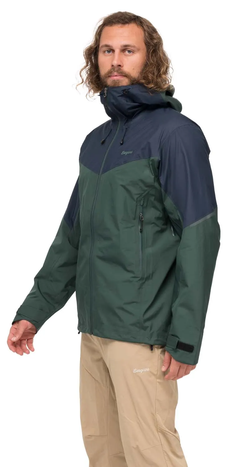 Bergans Men's Rabot Light 3L Shell Jacket Duke Green/Navy Blue | Buy Bergans Men's Rabot Light 3L Shell Jacket Duke Gr