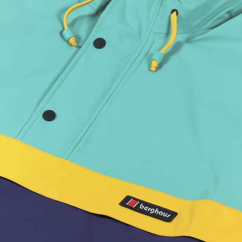 Berghaus Ski Smock 86 Jacket Sea Green Blue Gold Fusion