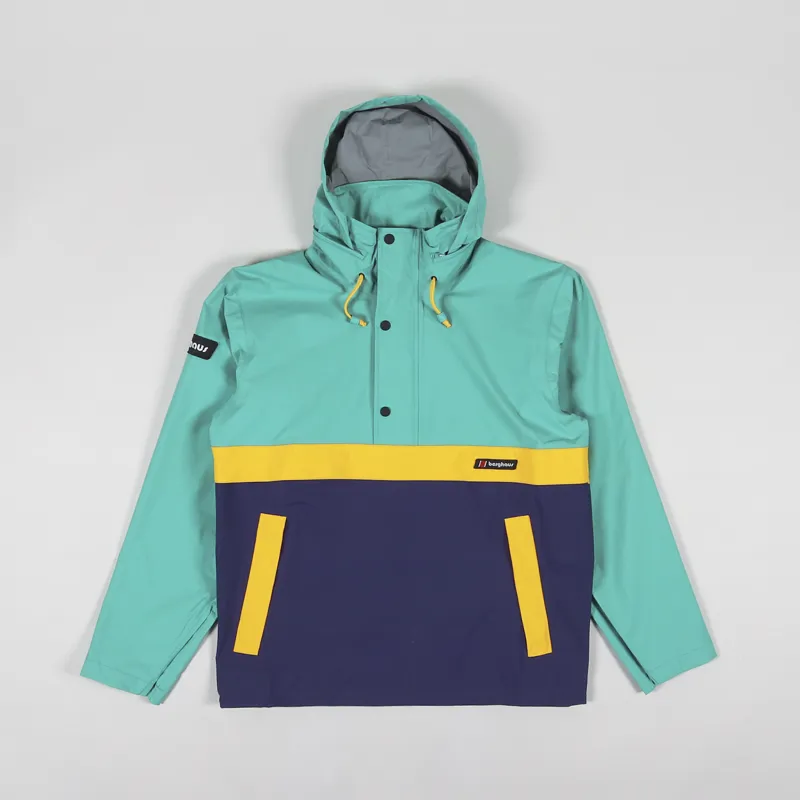 Berghaus Ski Smock 86 Jacket Sea Green Blue Gold Fusion