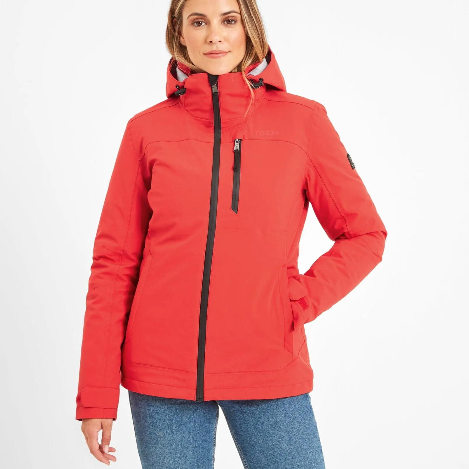 Beverley Womens 3-in-1 Waterproof Jacket - Dark Coral