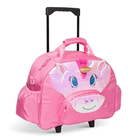 Bixbee Kids Luggage, Kids Luggage with Wheels for Girls & Boys with Telescoping Handle, Adjustable Strap and Pockets- Lightweigh