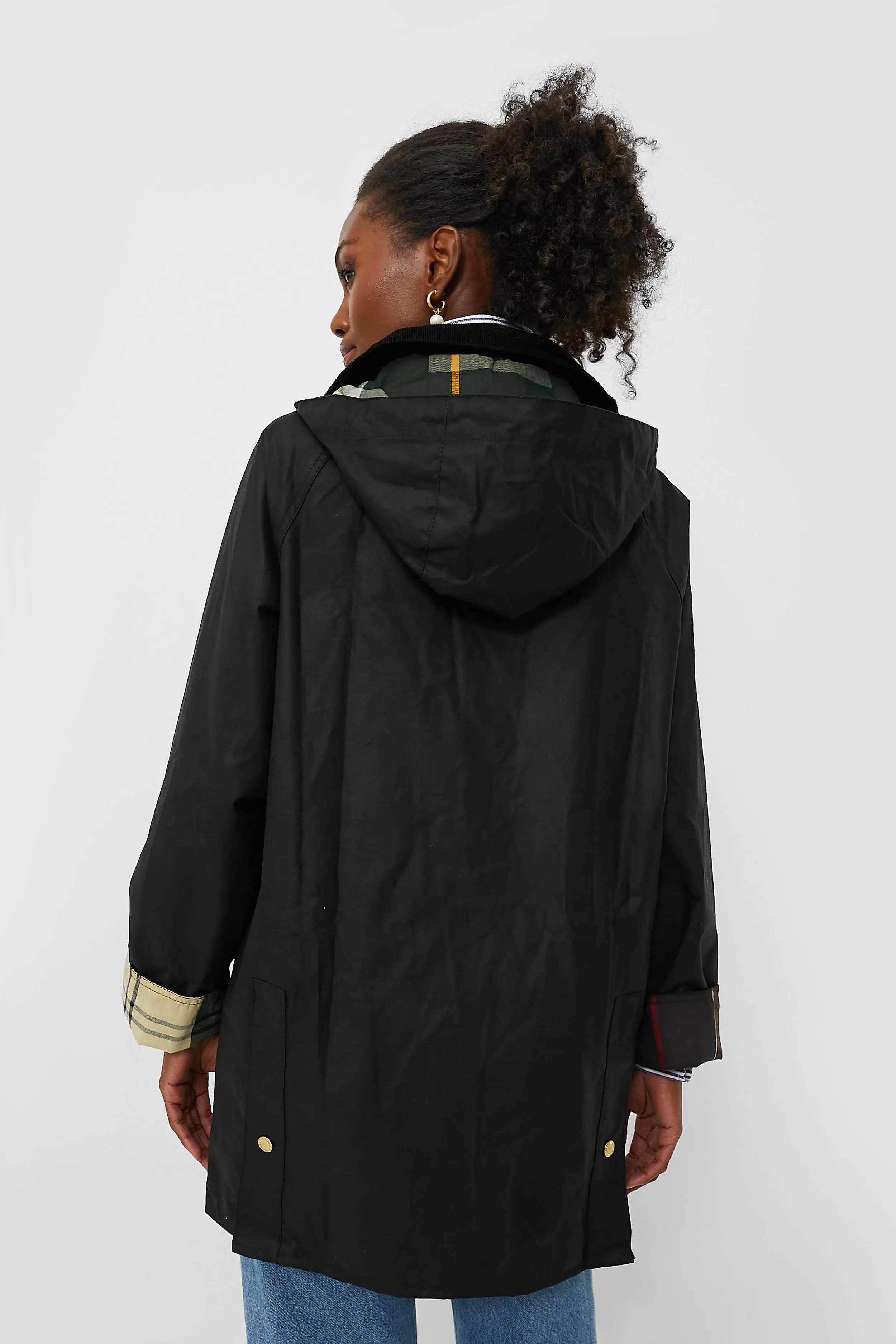 Black Highclere Wax Jacket