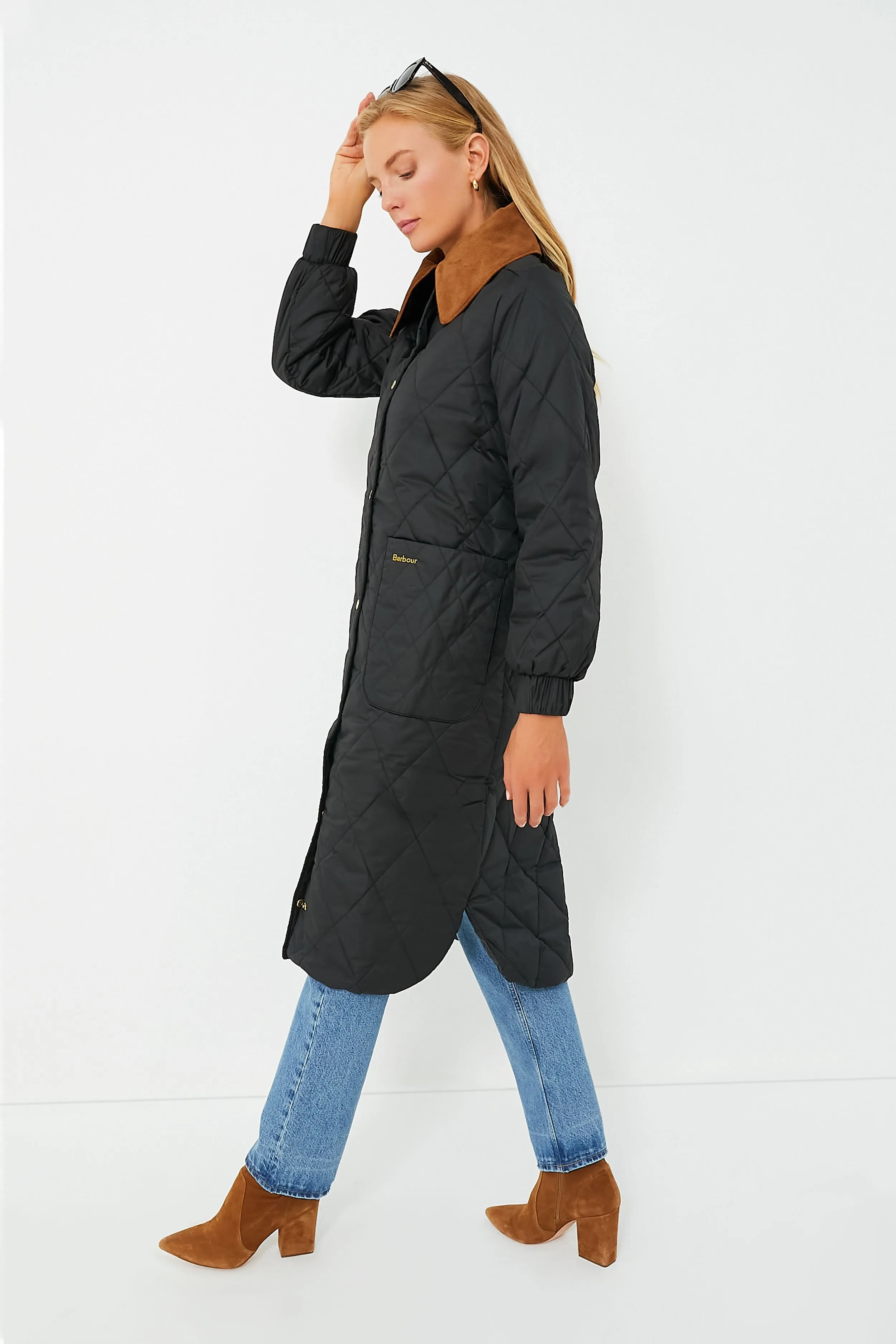 Black Marsett Quilted Jacket