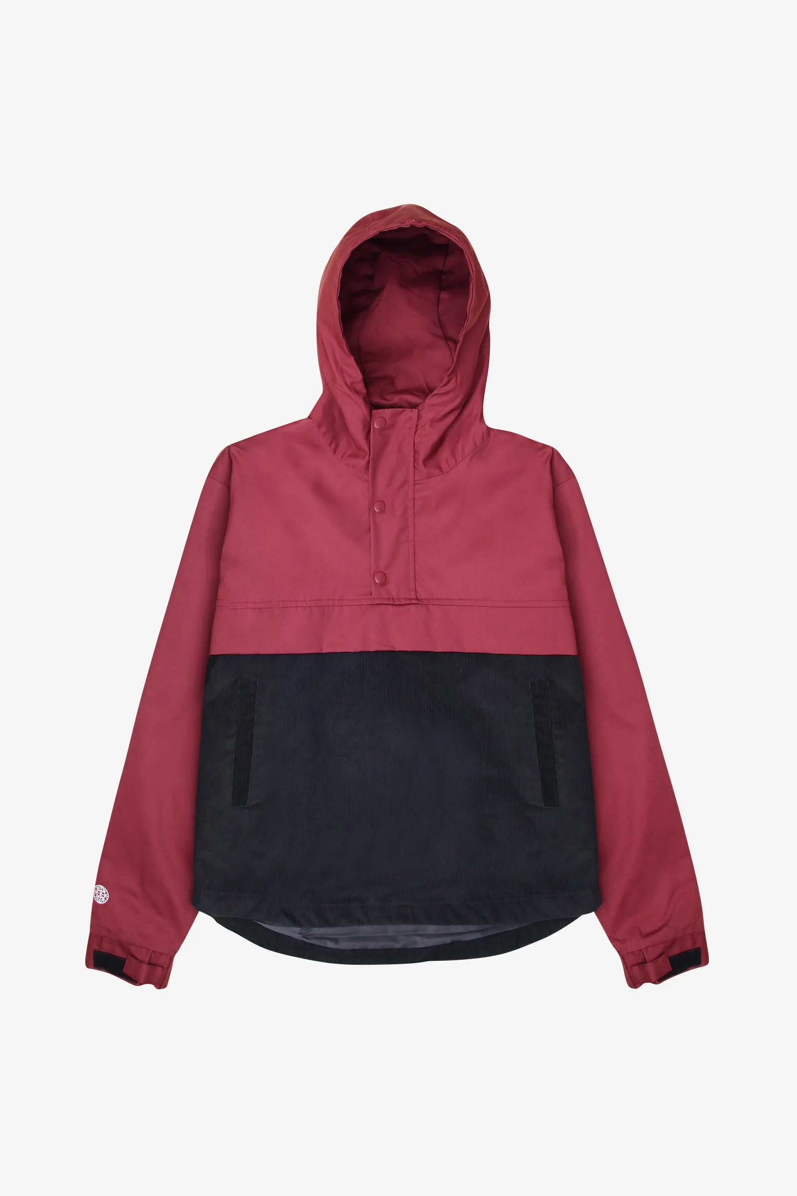 Blacksmith - Two Tone Corduroy/Canvas Pullover - Claret