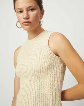 Boucle Tank - Cream