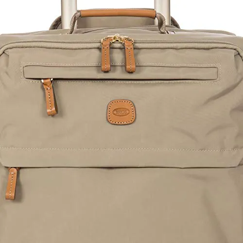 Brics | 21” Spinner w/Frame Suitcase | Tundra | Lightweight with Softside Exterior | Carry on Size