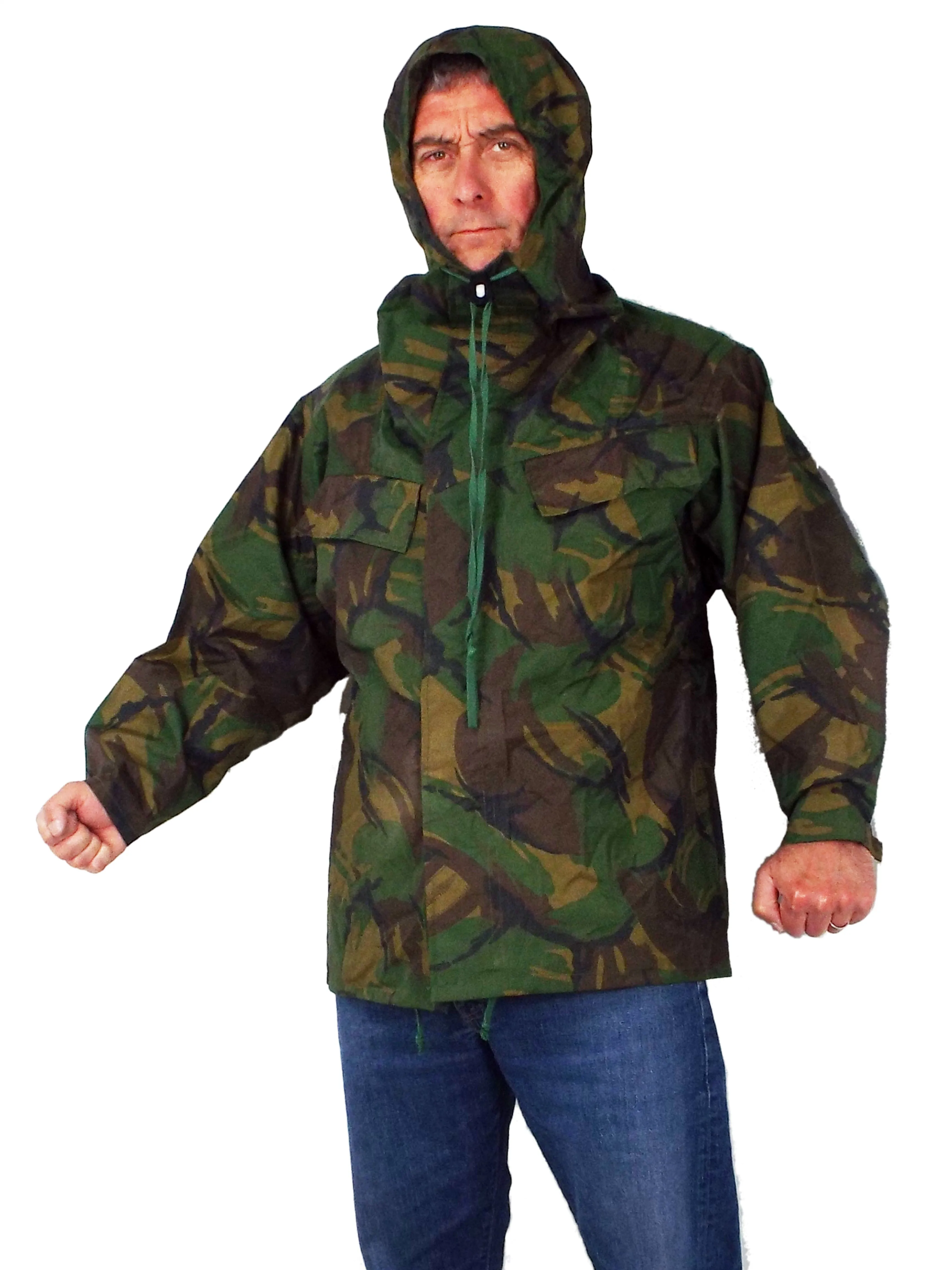 British Woodland DPM Waterproof PVC Jacket/Smock - RAR