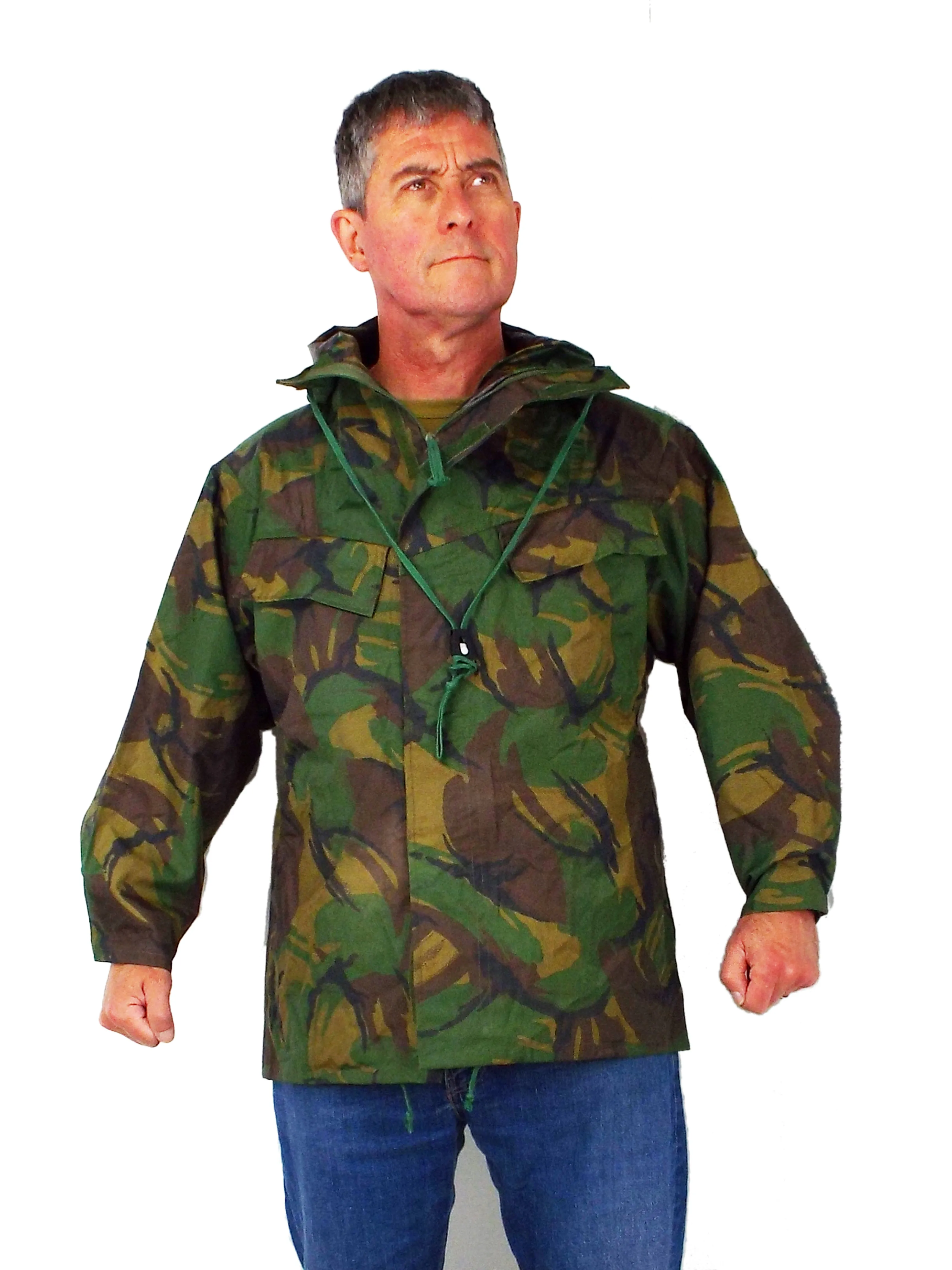 British Woodland DPM Waterproof PVC Jacket/Smock - RAR