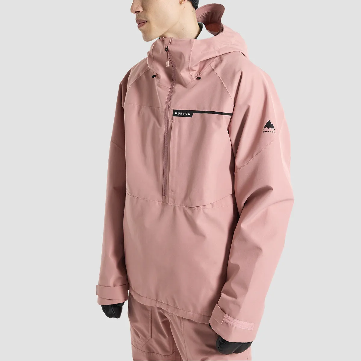 Burton Pillowline Gore-Tex 2L Pullover Snow Jacket Powder Blush