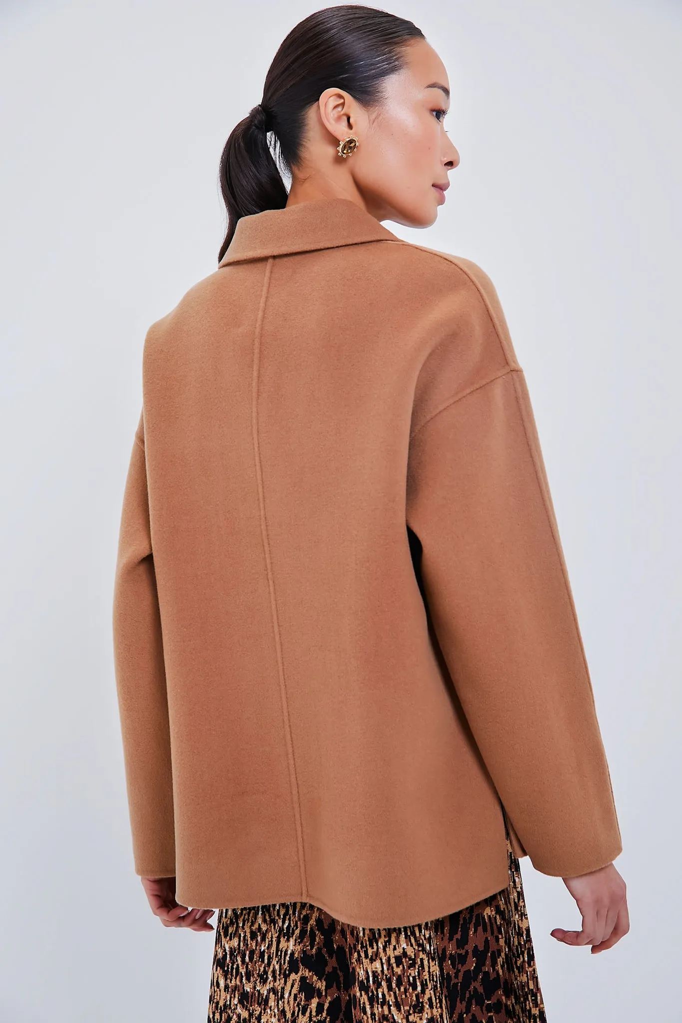 Camel Cashmere Blend Luca Jacket