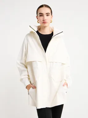 Camilla and Marc Falcon Rain Jacket in White