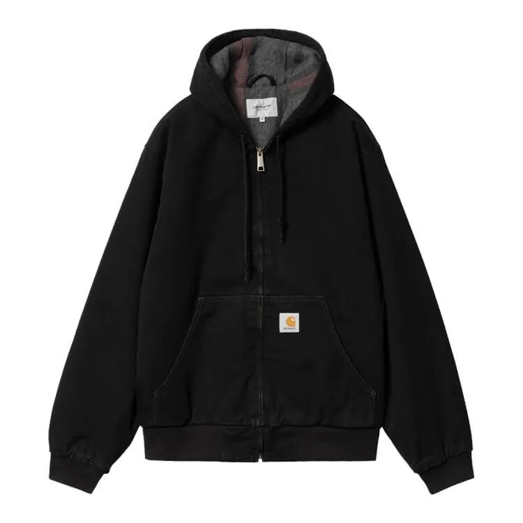 Carhartt WIP OG Active Jacket (Winter) Men’s – Black Stone Washed (I032232-8906)