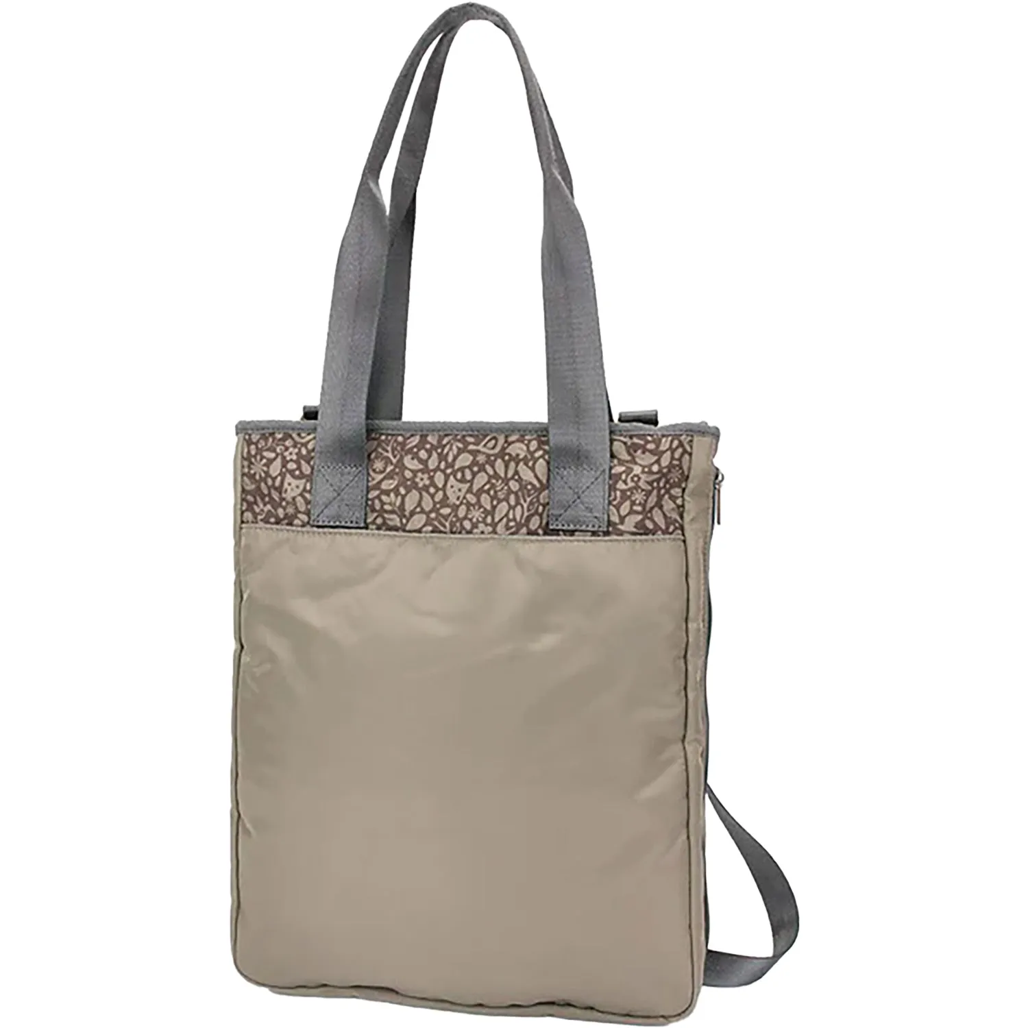 Chala Bird CV-Venture Zip-Around Tote Grey Synthetic