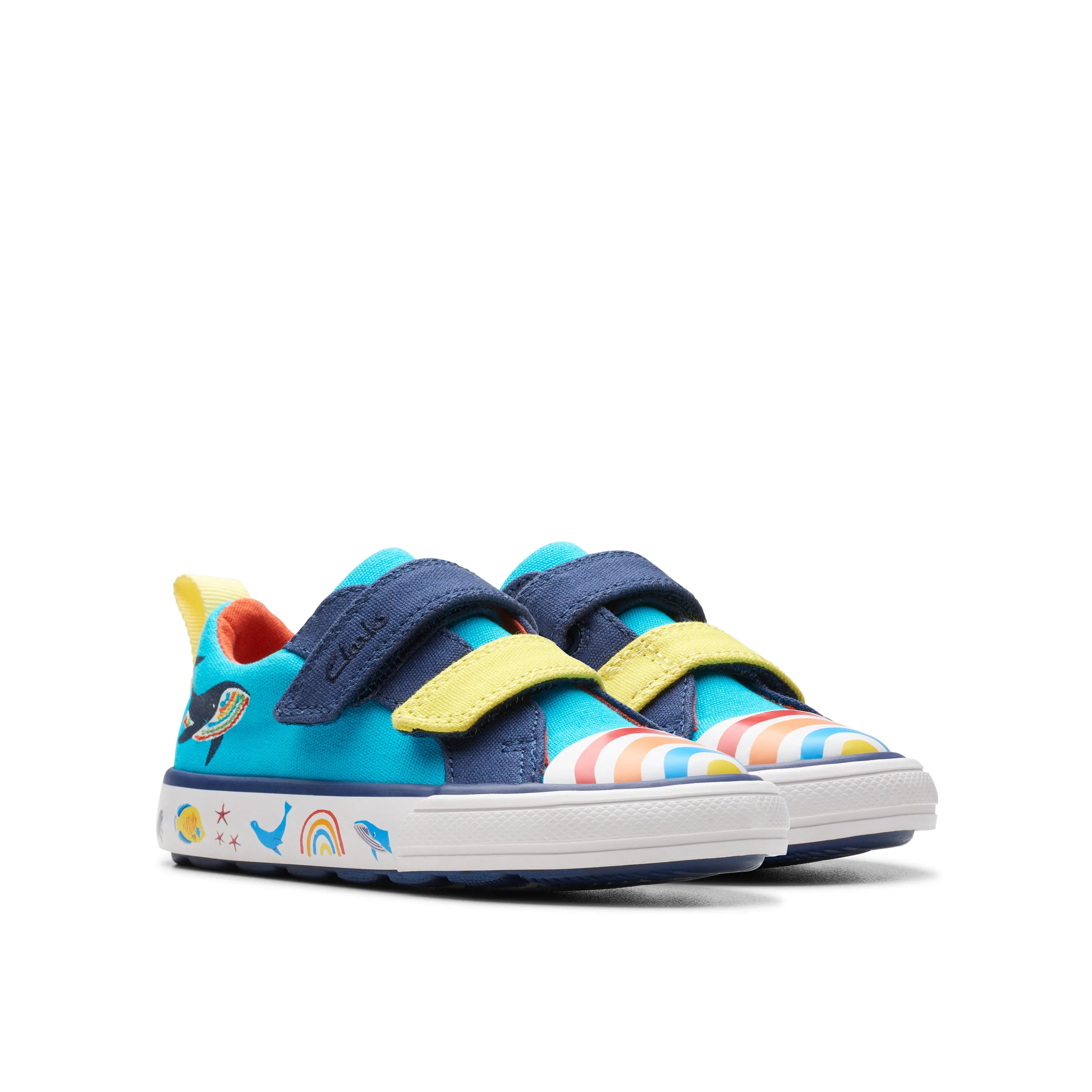 Clarks 26176666 Foxing Ocean T Blue Multi