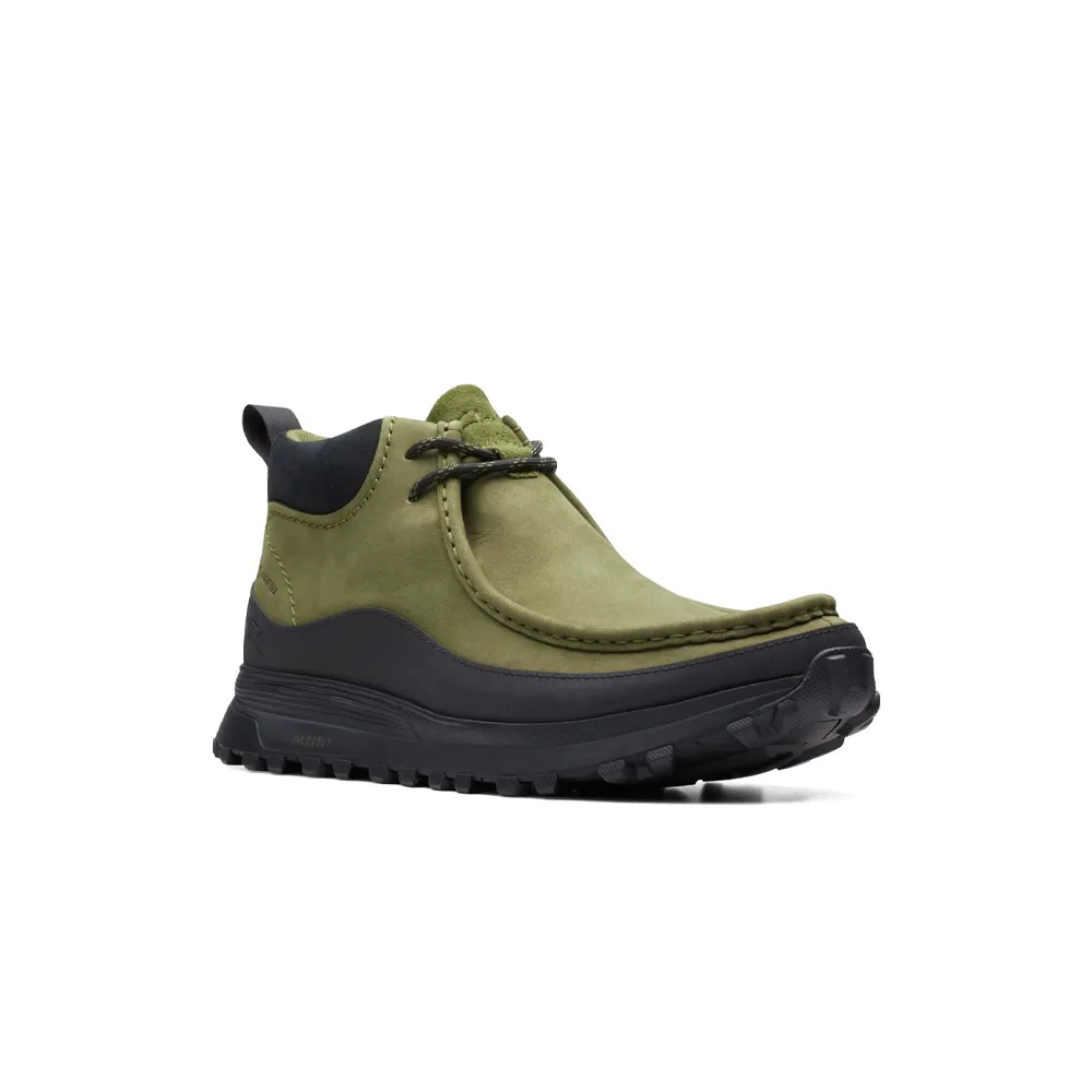 Clarks Men ATL Trek Wally Boot Gore-Tex Dark Olive Nub 26174531