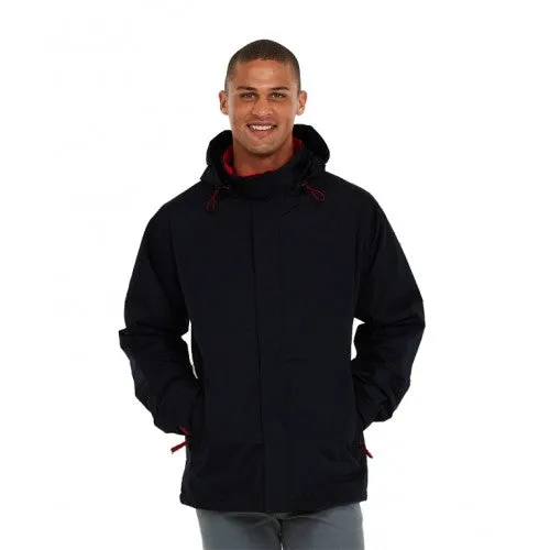 CM Clarkes Environmental Waterproof Jacket with Clarkes Logo to LHFB in Black