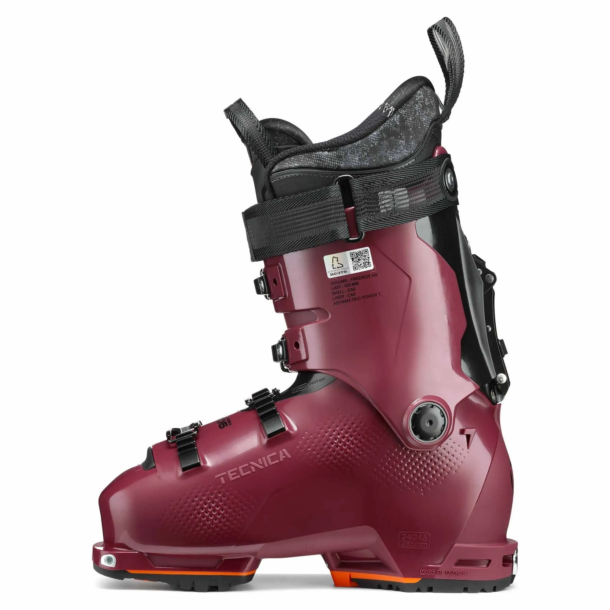 Cochise HV 105 DYN GW Womens Touring Ski Boot 2024 - Progressive Bordeaux