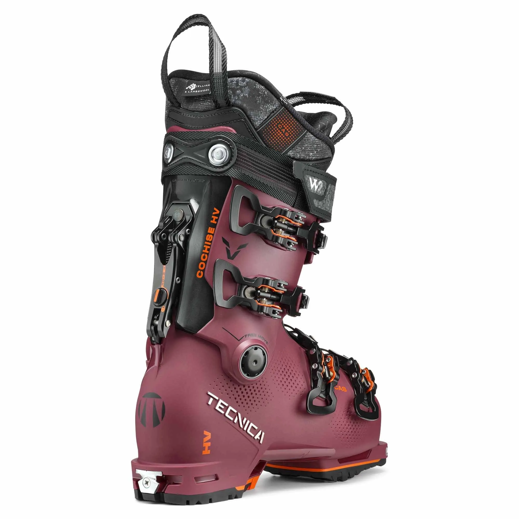 Cochise HV 105 DYN GW Womens Touring Ski Boot 2024 - Progressive Bordeaux