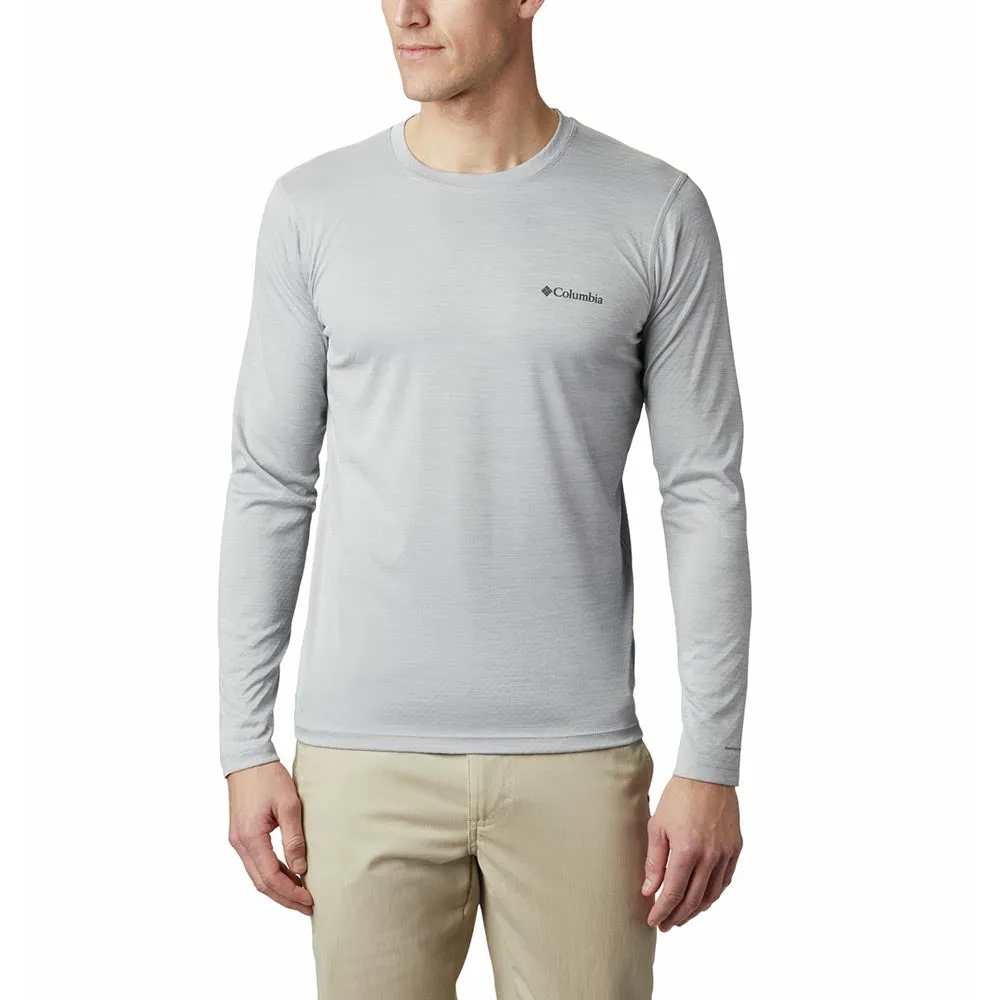 Columbia Men's Zero Rules Long Sleeve Shirt - Grey Heather