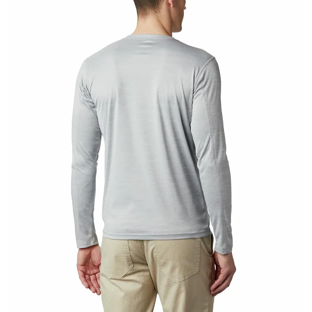 Columbia Men's Zero Rules Long Sleeve Shirt - Grey Heather