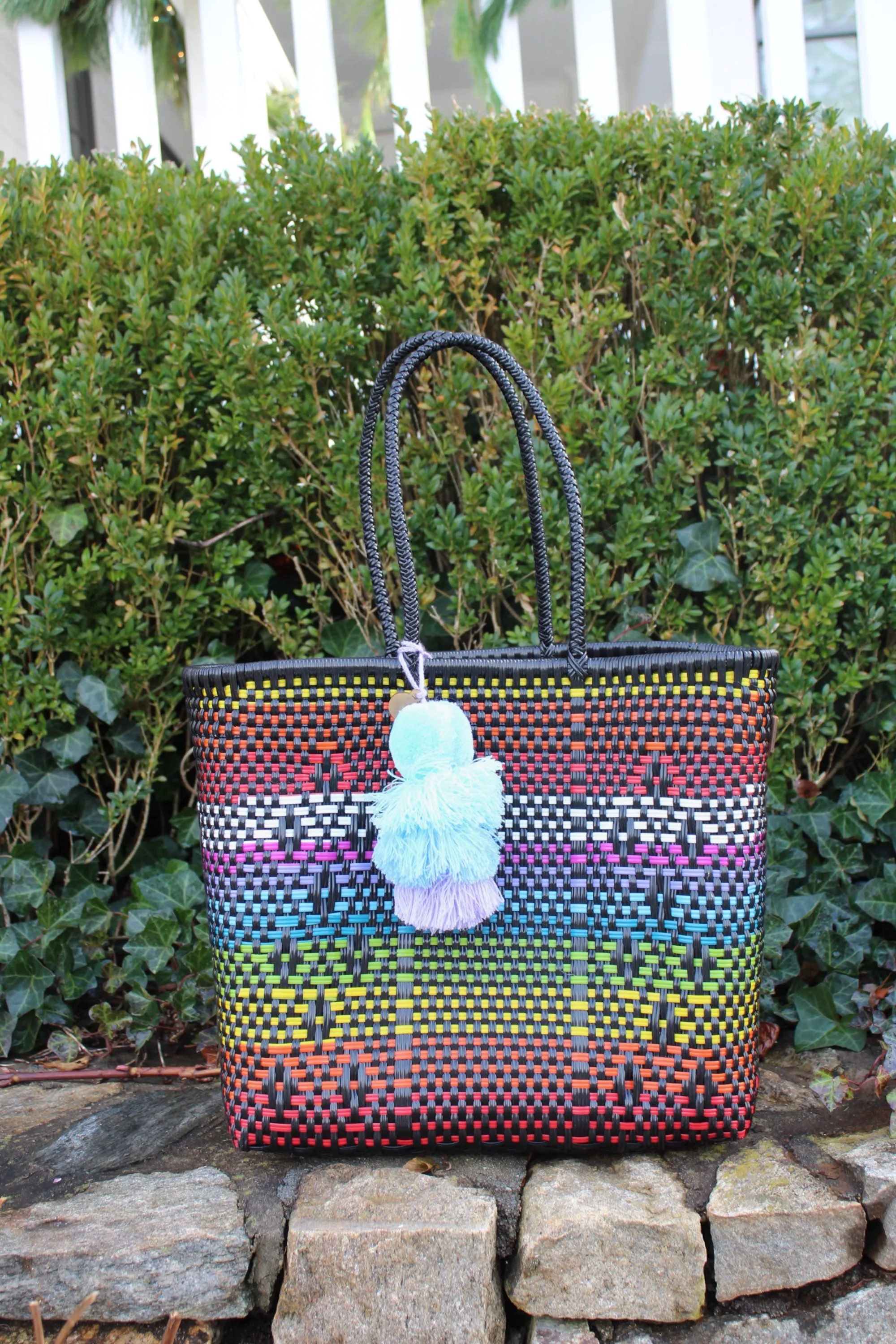 Confetti Night Citron Tote