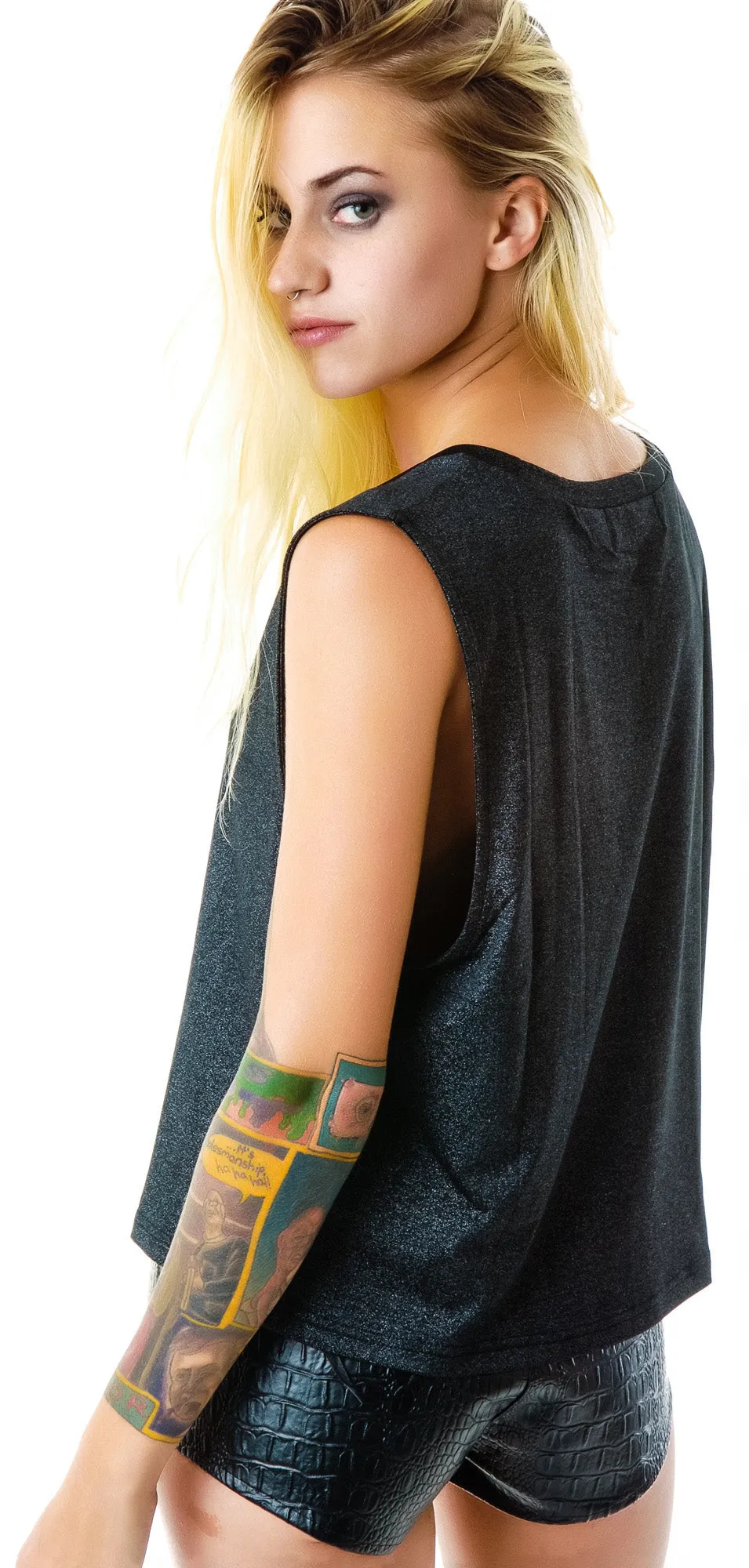 Constellation Crop Muscle Tank-