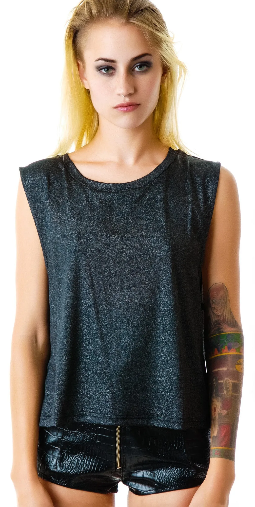 Constellation Crop Muscle Tank-