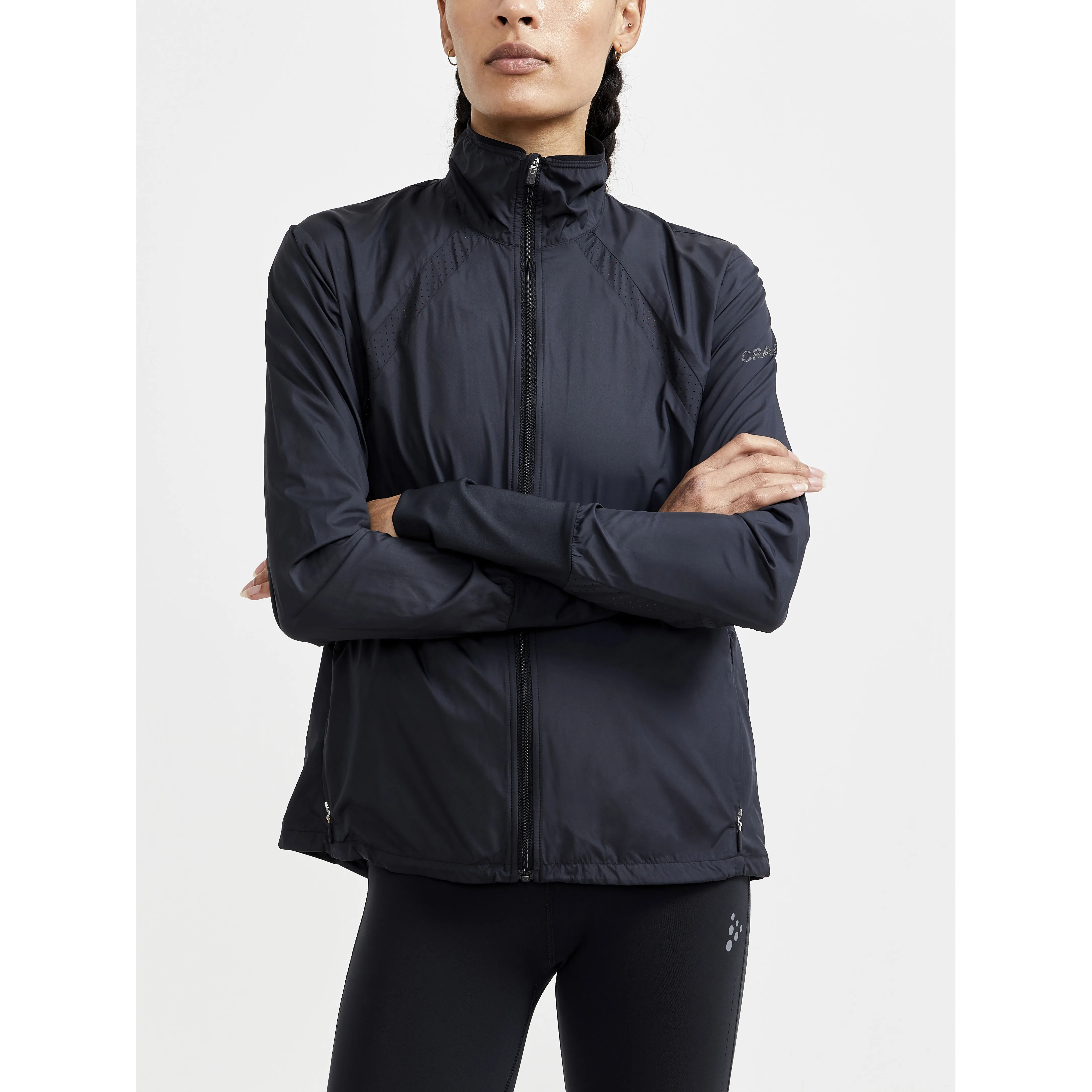 Craft Women's Adv Essence Wind Jacket Black | Buy Craft Women's Adv Essence Wind Jacket Black here | Outnorth