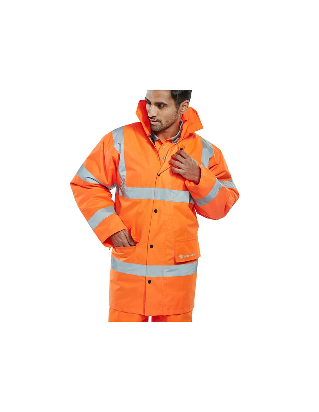 CTJENGOR - High Visibility Traffic Jacket - Orange - 2020ppe Size L