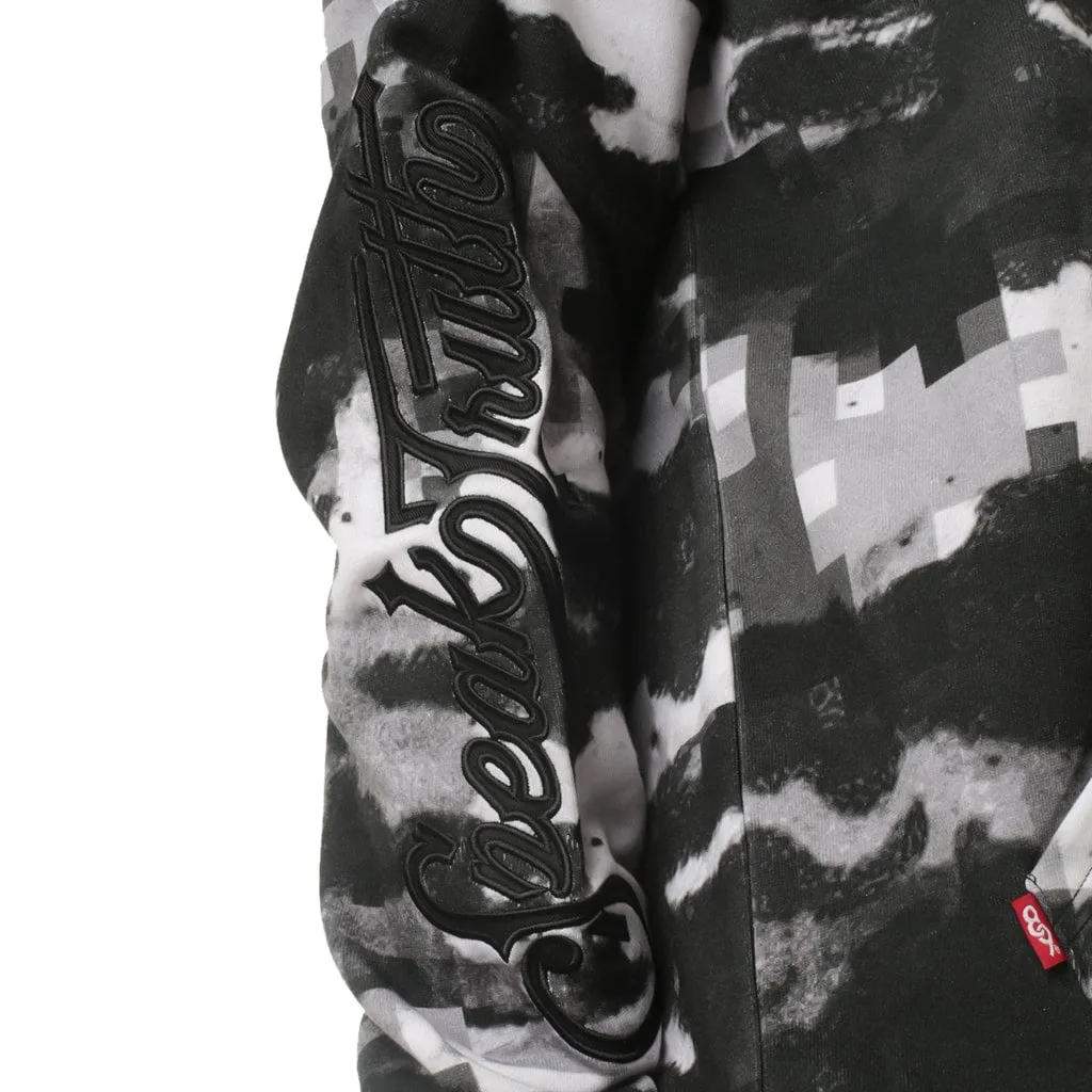 Digi Snow Camo Pullover Hooded Sweatshirt