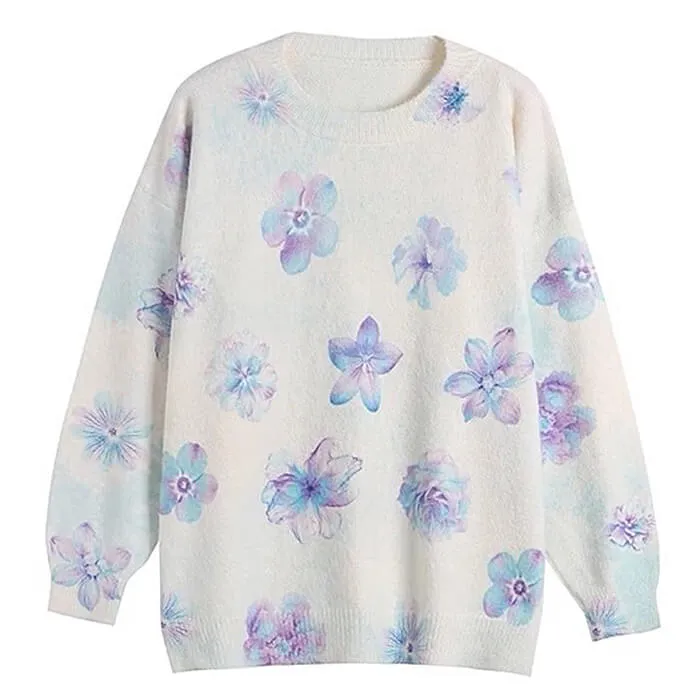 Dreamy Blossom Knit Pullover