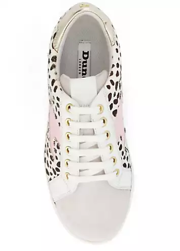 Dune London Energised Black Lightning Bolt Lace Up Trainers | Kaleidoscope