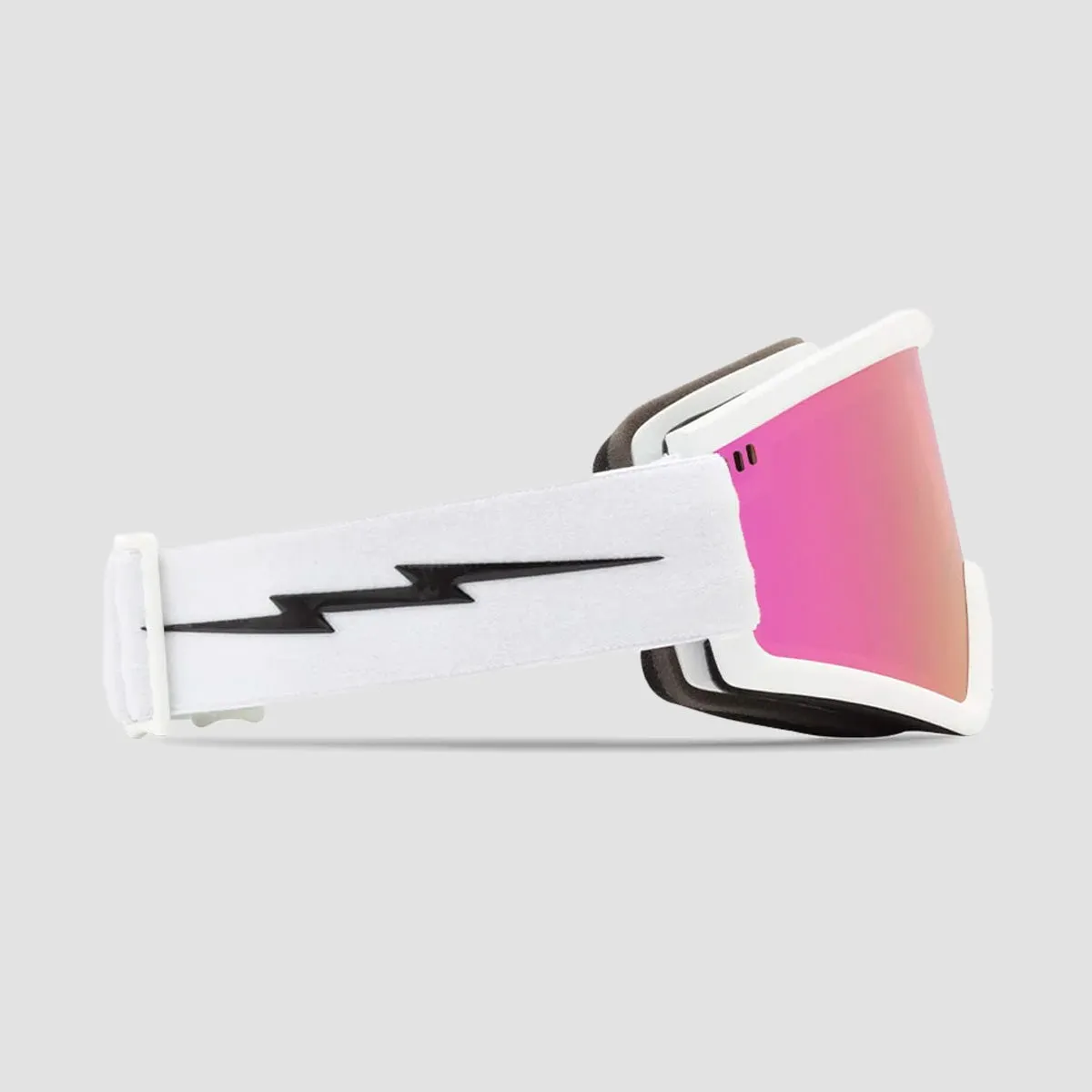 Electric Hex Snow Goggles Matte White/Pink Chrome