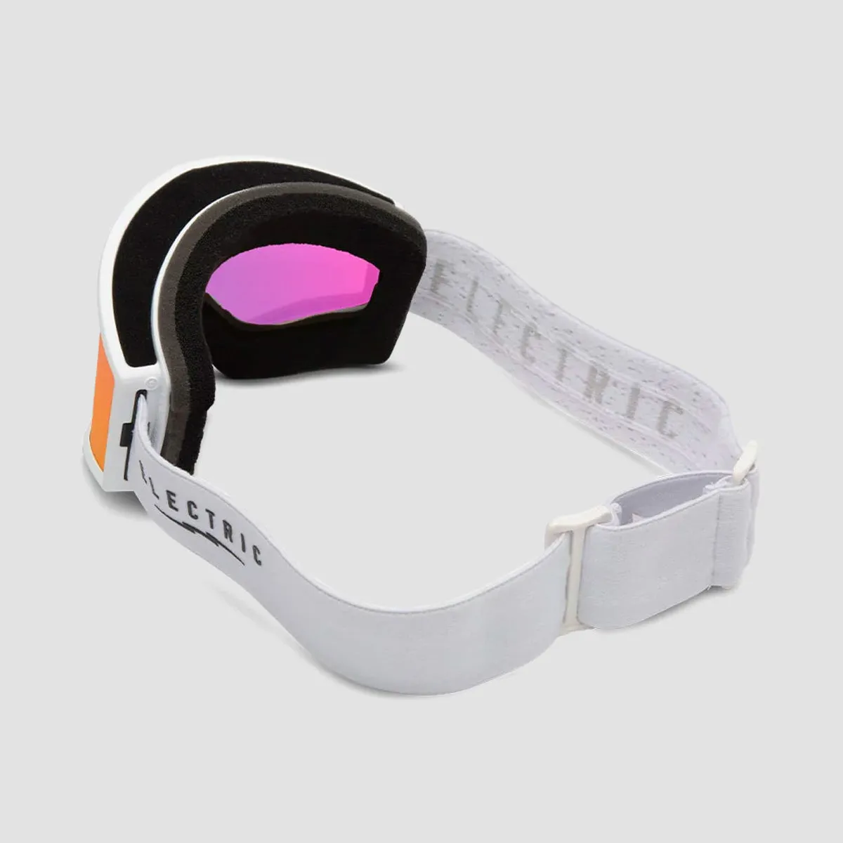 Electric Kleveland Small Snow Goggles Matte White/Pink Chrome With Bonus Lense