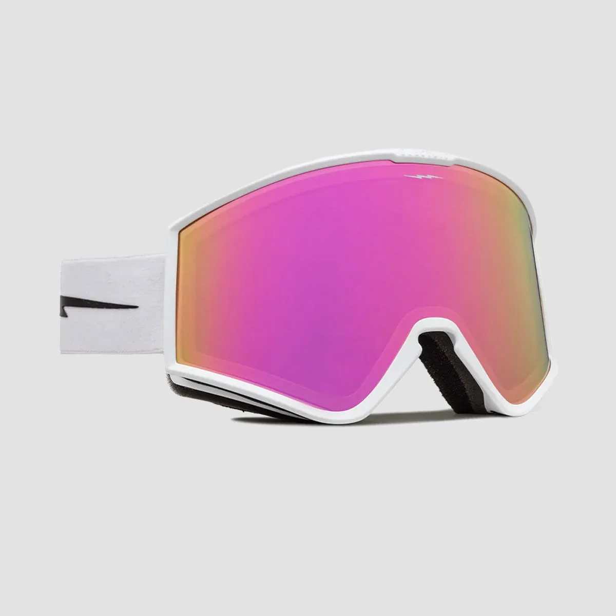 Electric Kleveland Snow Goggles Matte White/Pink Chrome